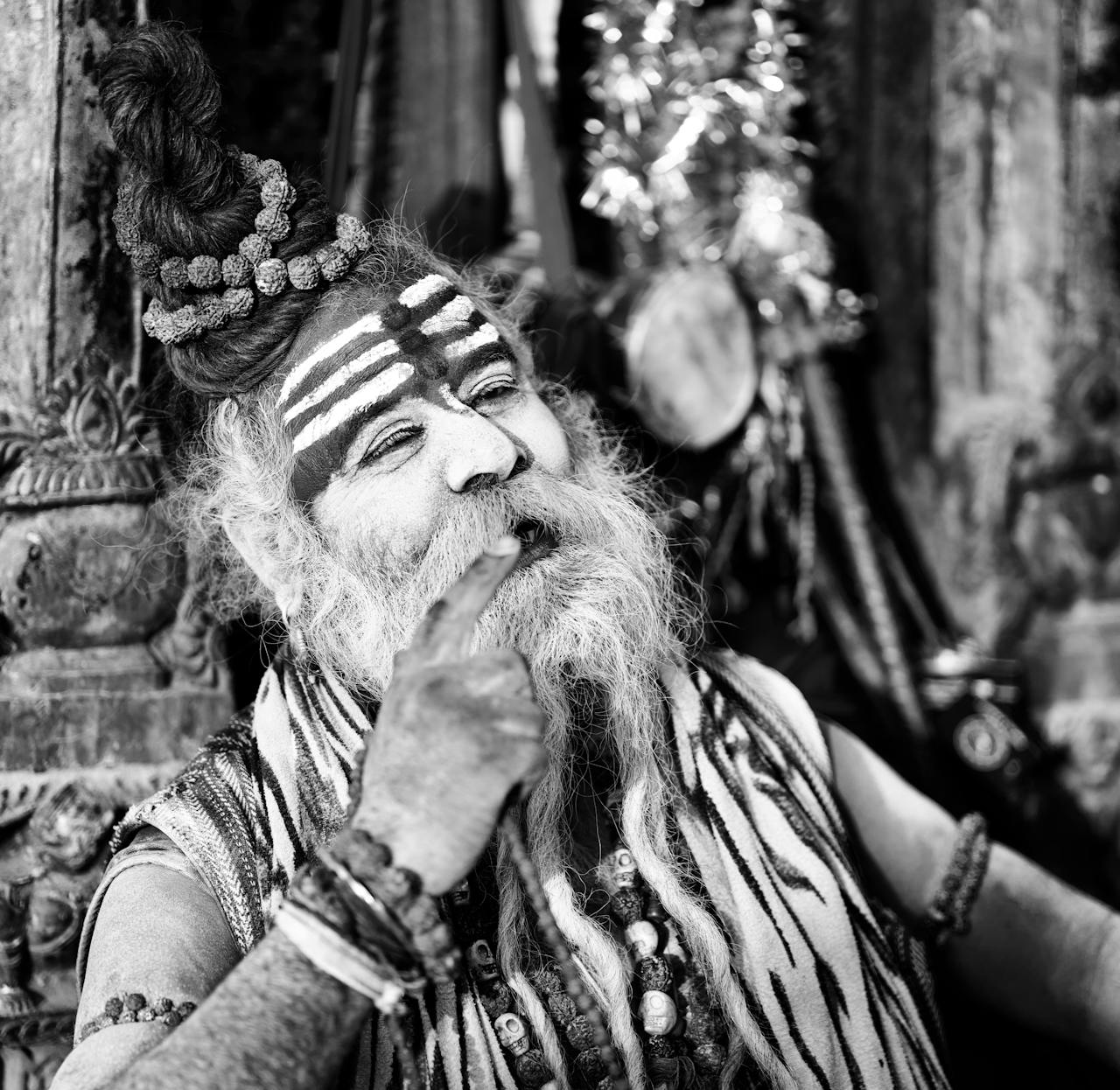 Aghori baba at Pashupatinath temple a UNESCO heritage site