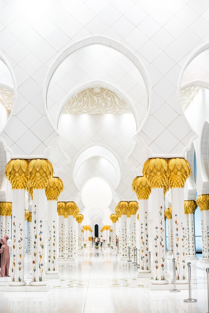 uae, abu dhabi, grand, mosque, lights, dome, muslims, golden, arches, mosque, mosque, mosque, mosque, mosque